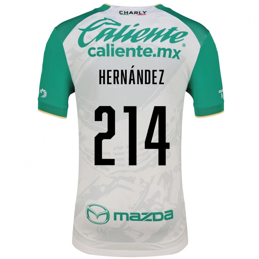 DanxenキッズIván Hernández#214薄緑白アウェイシャツ2026/27ジャージーユニフォーム