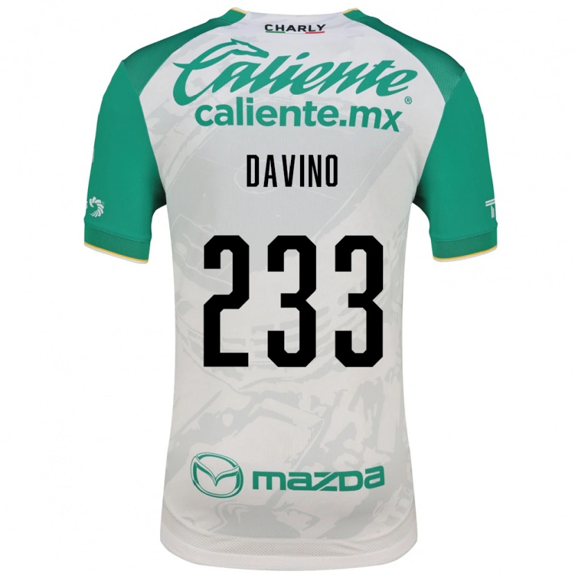 DanxenキッズGianfranco Davino#233薄緑白アウェイシャツ2026/27ジャージーユニフォーム