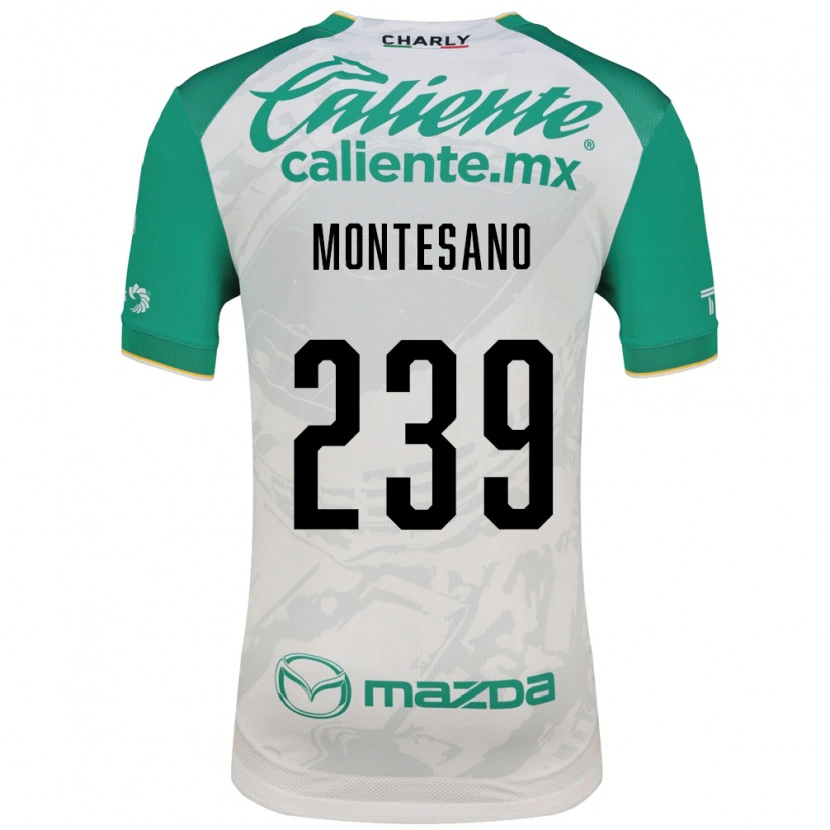 DanxenキッズJesús Montesano#239薄緑白アウェイシャツ2026/27ジャージーユニフォーム