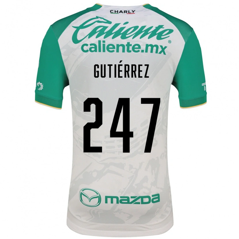 DanxenキッズBrandón Gutiérrez#247薄緑白アウェイシャツ2026/27ジャージーユニフォーム