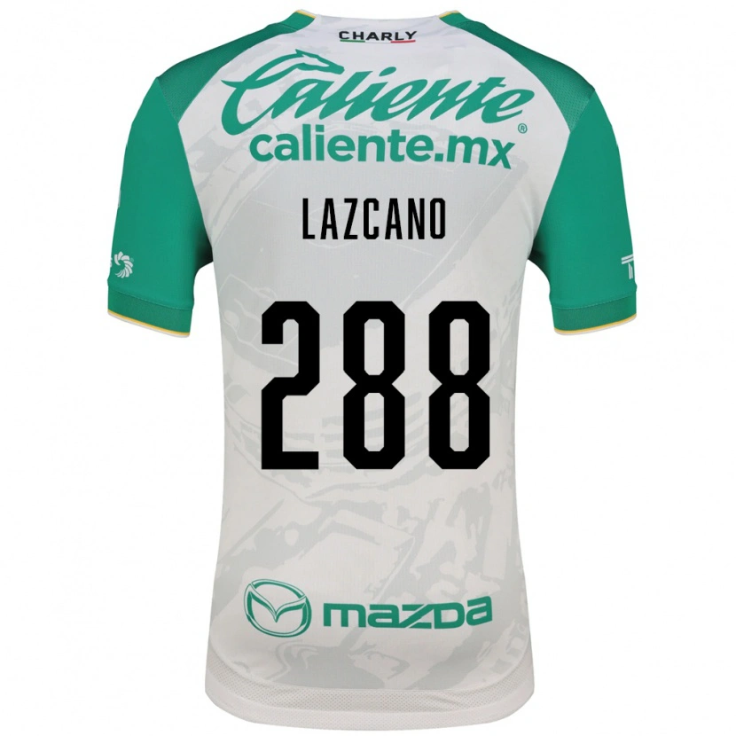 DanxenキッズEvan Lazcano#288薄緑白アウェイシャツ2026/27ジャージーユニフォーム
