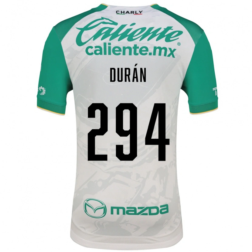 DanxenキッズDiego Durán#294薄緑白アウェイシャツ2026/27ジャージーユニフォーム