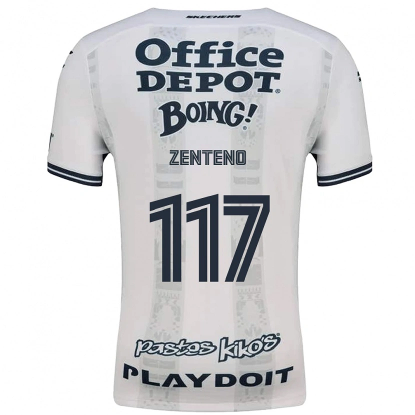 Danxenキッズグスタボ・ゼンテノ#117赤白黒アウェイシャツ2026/27ジャージーユニフォーム