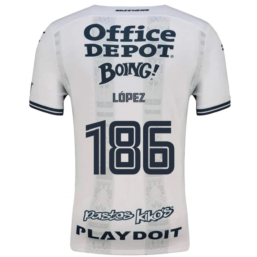 DanxenキッズÁngel López#186赤白黒アウェイシャツ2026/27ジャージーユニフォーム