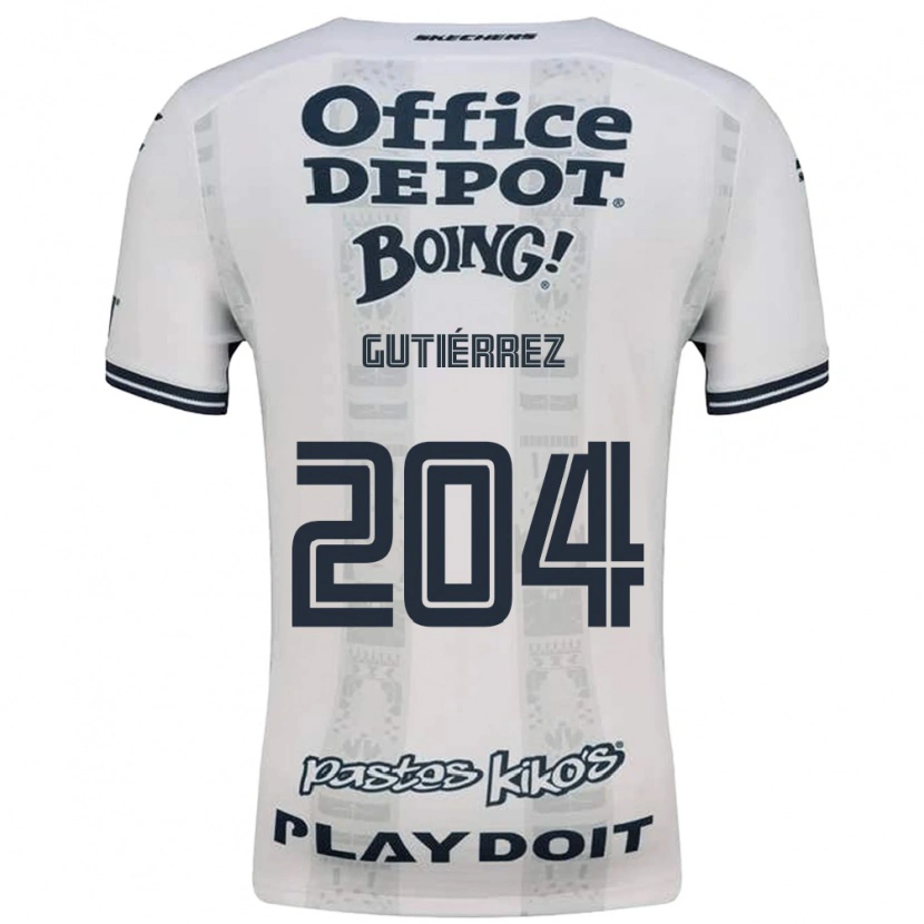 DanxenキッズSaúl Gutiérrez#204赤白黒アウェイシャツ2026/27ジャージーユニフォーム