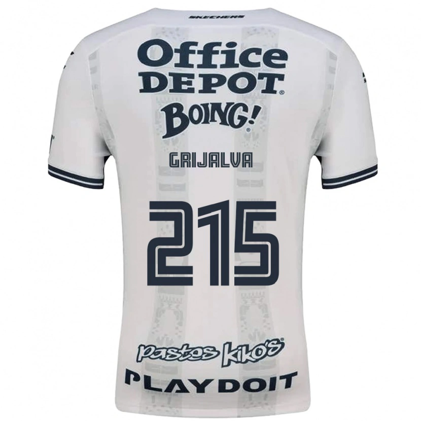 DanxenキッズLeonardo Grijalva#215赤白黒アウェイシャツ2026/27ジャージーユニフォーム
