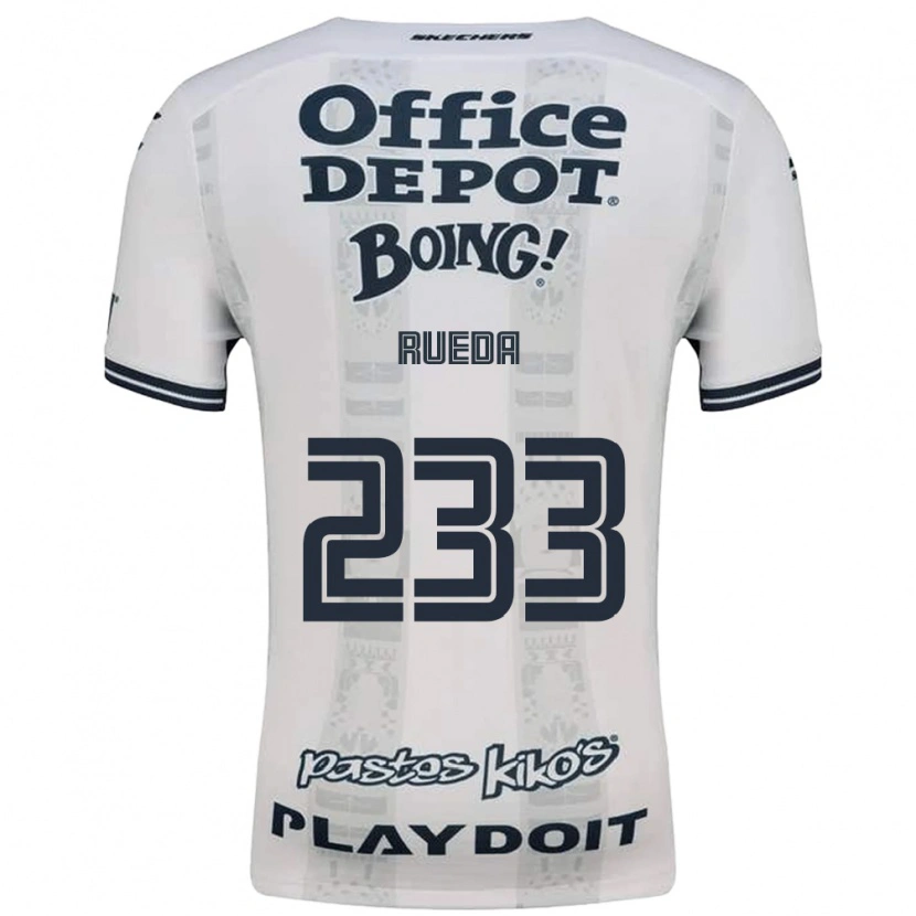 DanxenキッズMateo Rueda#233赤白黒アウェイシャツ2026/27ジャージーユニフォーム