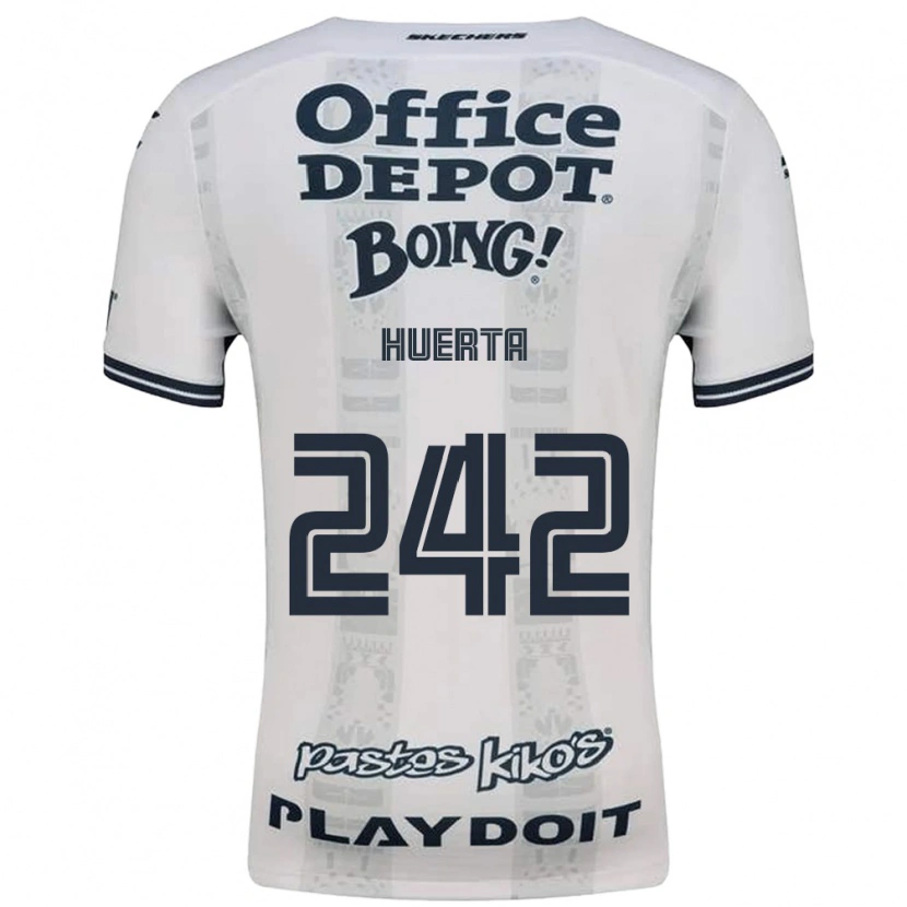 DanxenキッズHéctor Huerta#242赤白黒アウェイシャツ2026/27ジャージーユニフォーム