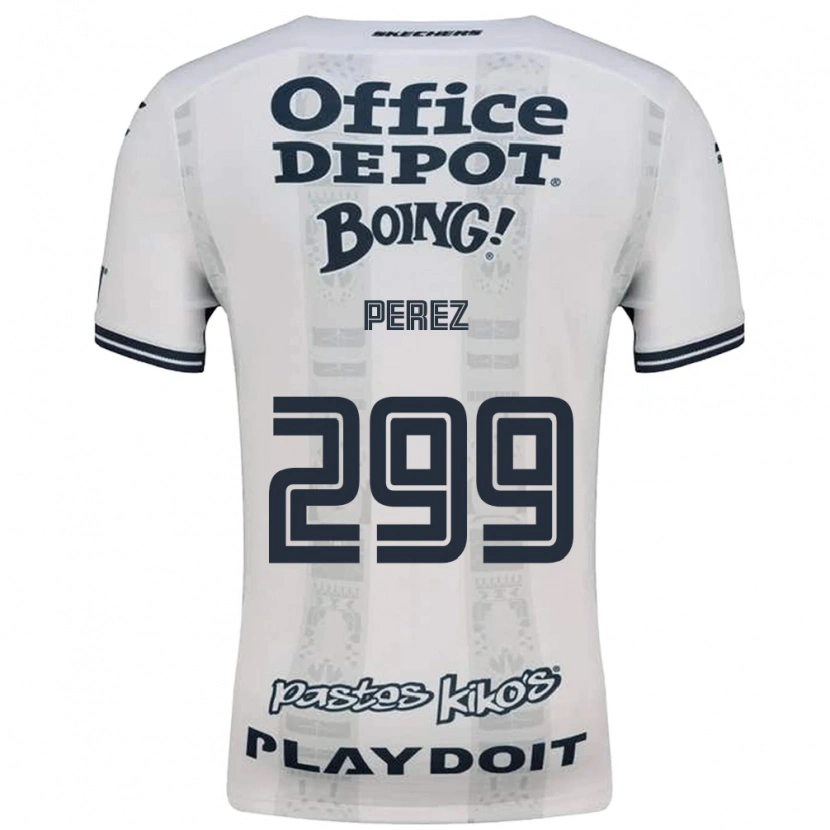 DanxenキッズSantiago Pérez#299赤白黒アウェイシャツ2026/27ジャージーユニフォーム