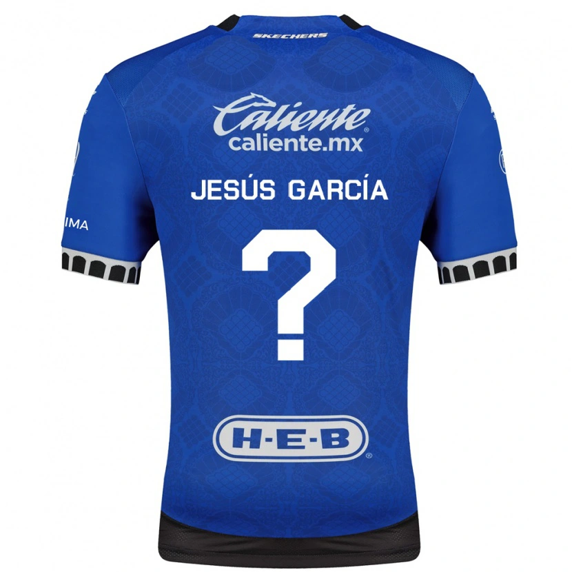 DanxenキッズJesús García#0ロイヤルブルー白黒アウェイシャツ2026/27ジャージーユニフォーム