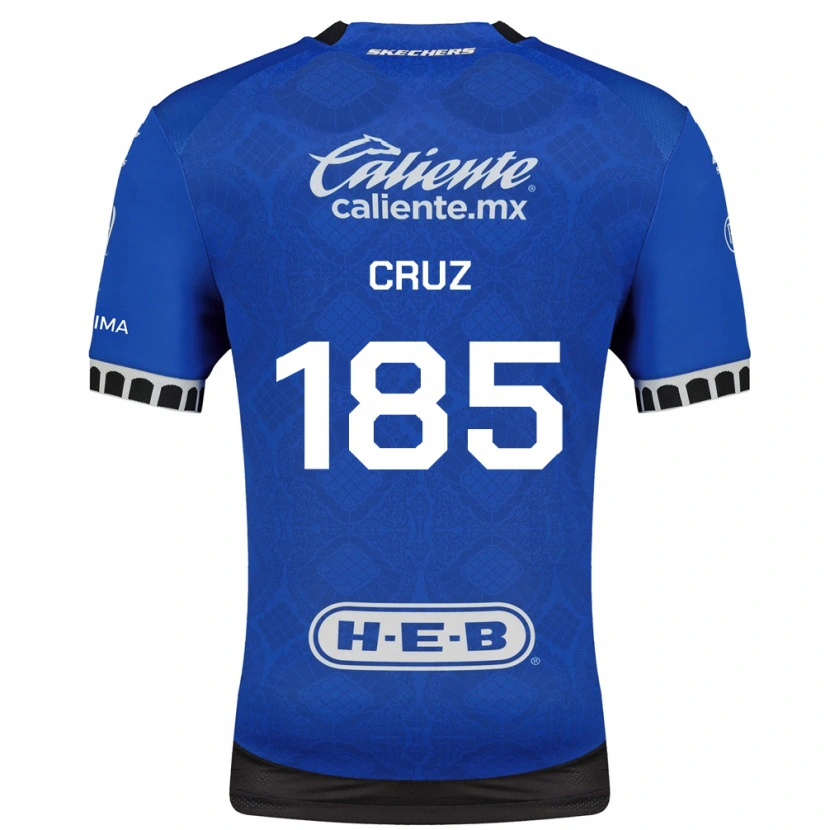 DanxenキッズAxel Cruz#185ロイヤルブルー白黒アウェイシャツ2026/27ジャージーユニフォーム