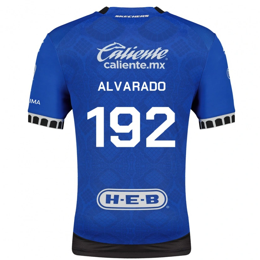 DanxenキッズEdwin Alvarado#192ロイヤルブルー白黒アウェイシャツ2026/27ジャージーユニフォーム
