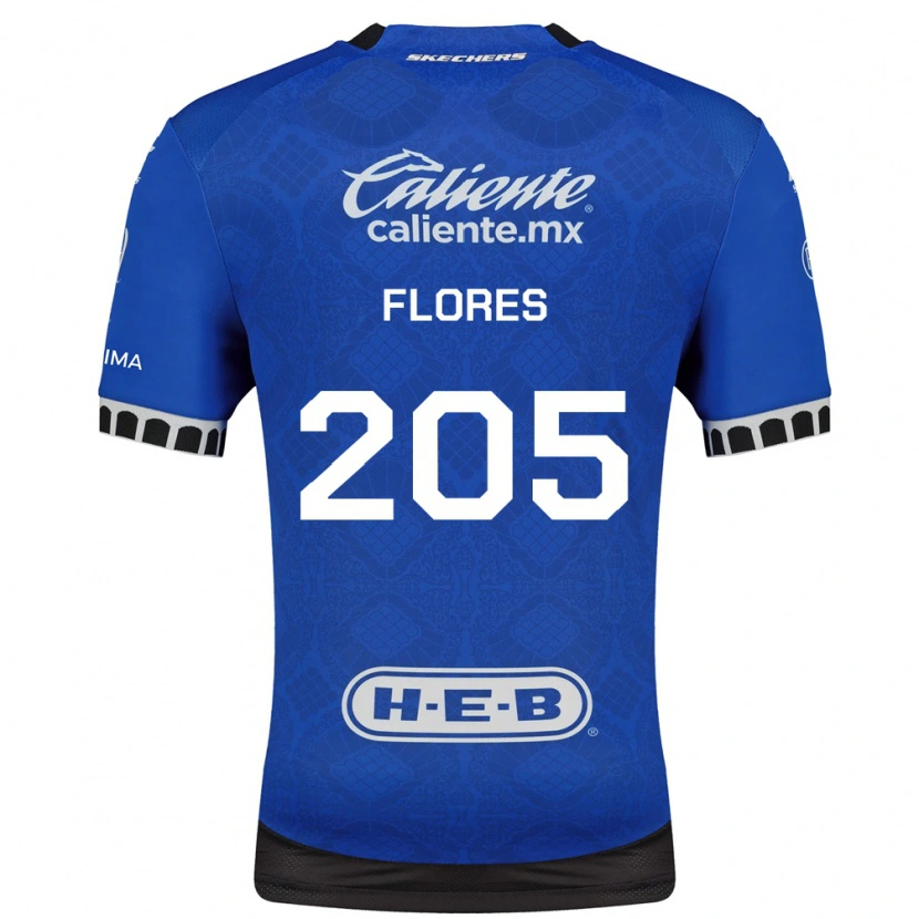 DanxenキッズRolando Flores#205ロイヤルブルー白黒アウェイシャツ2026/27ジャージーユニフォーム