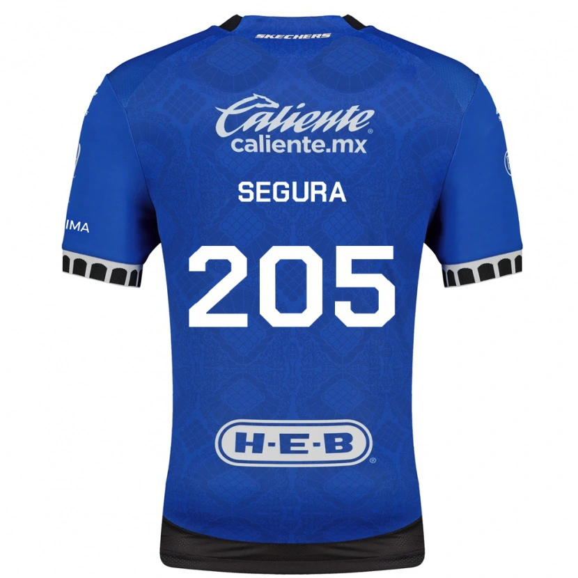 DanxenキッズMathías Segura#205ロイヤルブルー白黒アウェイシャツ2026/27ジャージーユニフォーム