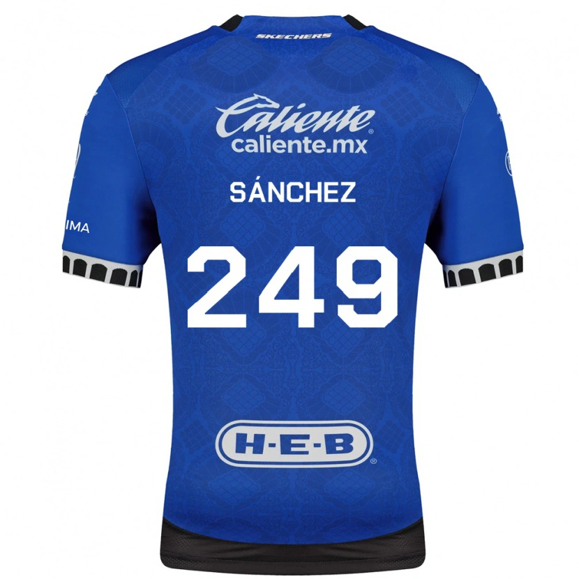 DanxenキッズSergio Sánchez#249ロイヤルブルー白黒アウェイシャツ2026/27ジャージーユニフォーム