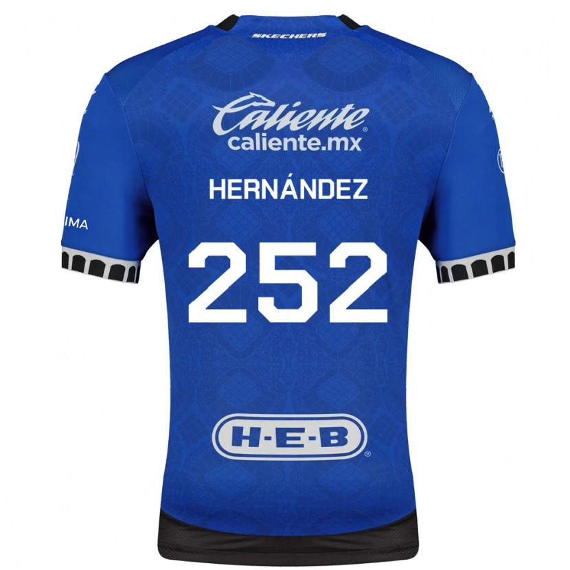 Danxenキッズエミリオ・エルナンデス#252ロイヤルブルー白黒アウェイシャツ2026/27ジャージーユニフォーム