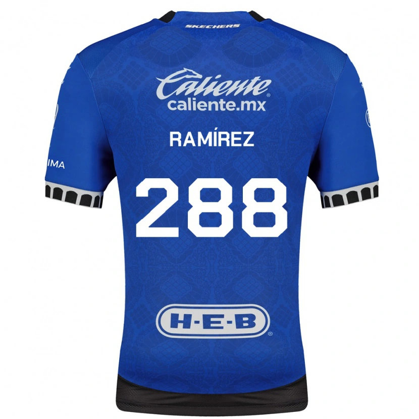 DanxenキッズSantiago Ramírez#288ロイヤルブルー白黒アウェイシャツ2026/27ジャージーユニフォーム