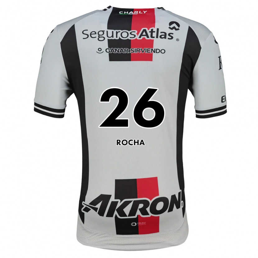 Danxenキッズアルド・ロチャ#26白赤黒アウェイシャツ2026/27ジャージーユニフォーム