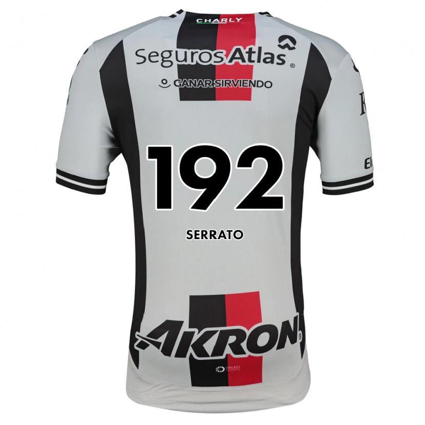 DanxenキッズJesús Serrato#192白赤黒アウェイシャツ2026/27ジャージーユニフォーム