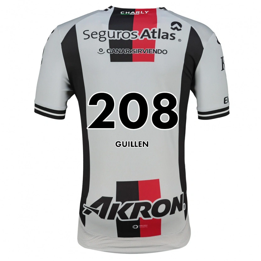 DanxenキッズJesús Guillén#208白赤黒アウェイシャツ2026/27ジャージーユニフォーム