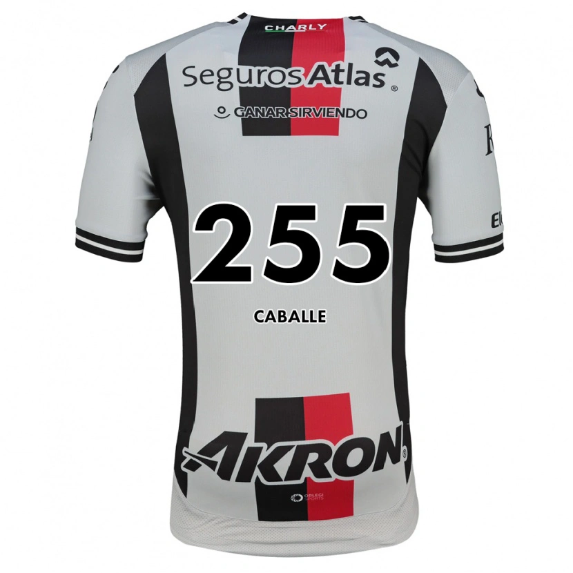 DanxenキッズFabio Caballe#255白赤黒アウェイシャツ2026/27ジャージーユニフォーム