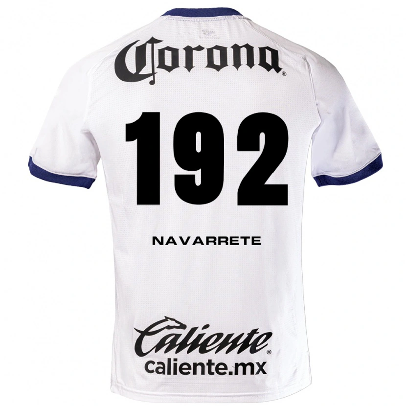 DanxenキッズLuis Navarrete#192白青黒アウェイシャツ2026/27ジャージーユニフォーム