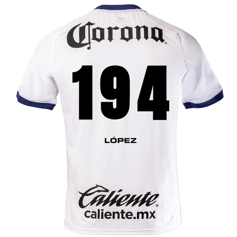 DanxenキッズErick López#194白青黒アウェイシャツ2026/27ジャージーユニフォーム