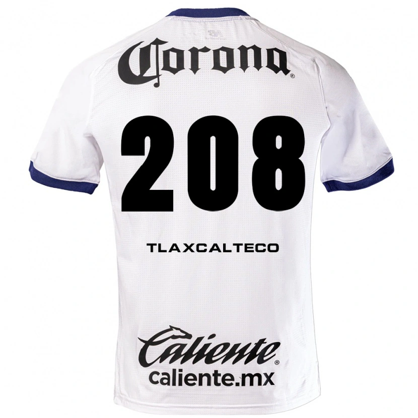 DanxenキッズSait Tlaxcalteco#208白青黒アウェイシャツ2026/27ジャージーユニフォーム