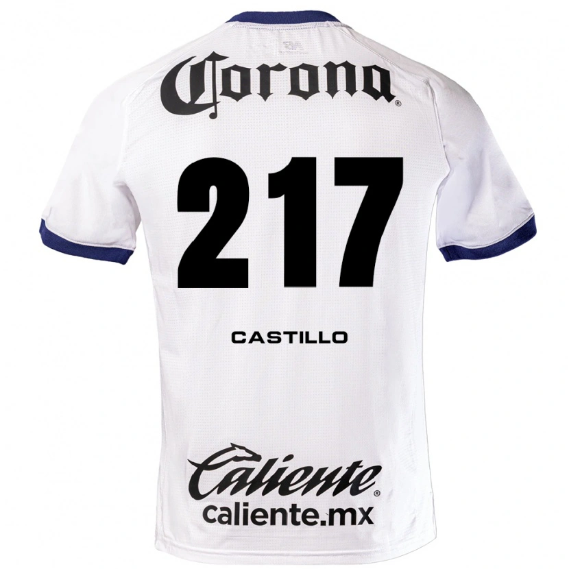 Danxenキッズクレバー・カスティーロ#217白青黒アウェイシャツ2026/27ジャージーユニフォーム