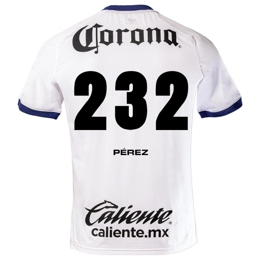 DanxenキッズDiego Pérez#232白青黒アウェイシャツ2026/27ジャージーユニフォーム
