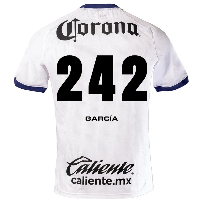 DanxenキッズAlejandro García#242白青黒アウェイシャツ2026/27ジャージーユニフォーム