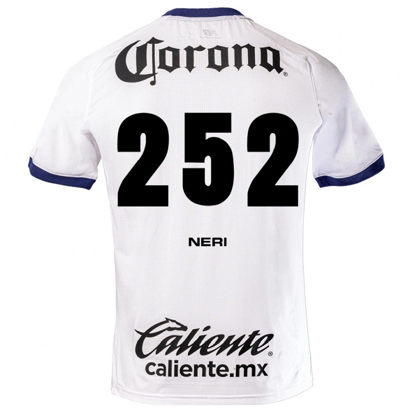 DanxenキッズLuis Neri#252白青黒アウェイシャツ2026/27ジャージーユニフォーム