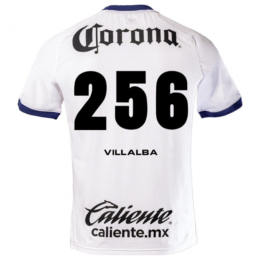DanxenキッズUriel Villalba#256白青黒アウェイシャツ2026/27ジャージーユニフォーム