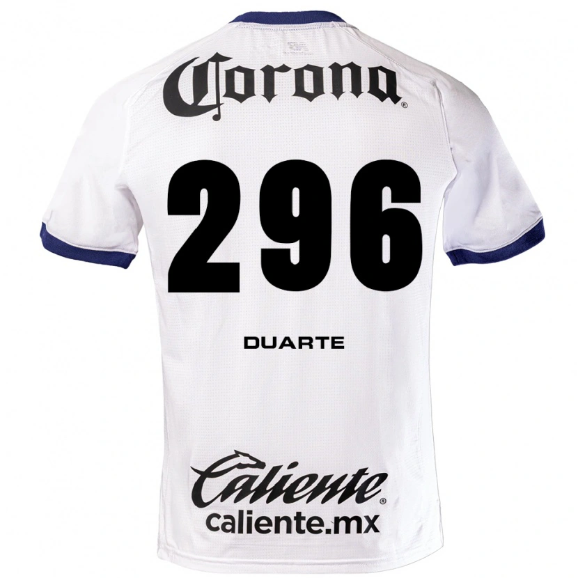 DanxenキッズSaúl Duarte#296白青黒アウェイシャツ2026/27ジャージーユニフォーム
