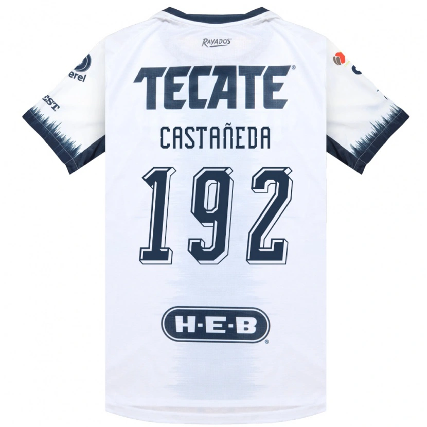 DanxenキッズJonathan Castañeda#192白藍色赤アウェイシャツ2026/27ジャージーユニフォーム