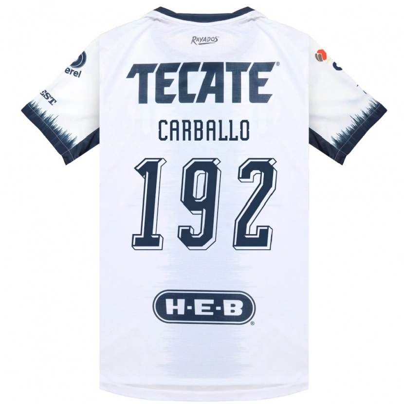 DanxenキッズErick Carballo#192白藍色赤アウェイシャツ2026/27ジャージーユニフォーム