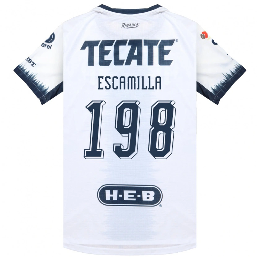 DanxenキッズDiego Escamilla#198白藍色赤アウェイシャツ2026/27ジャージーユニフォーム