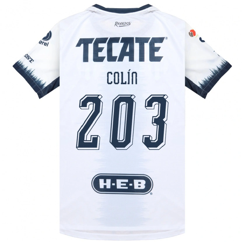DanxenキッズLuis Colín#203白藍色赤アウェイシャツ2026/27ジャージーユニフォーム
