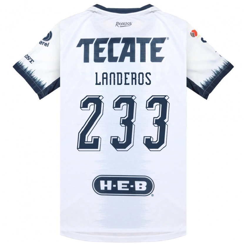 DanxenキッズJorge Landeros#233白藍色赤アウェイシャツ2026/27ジャージーユニフォーム