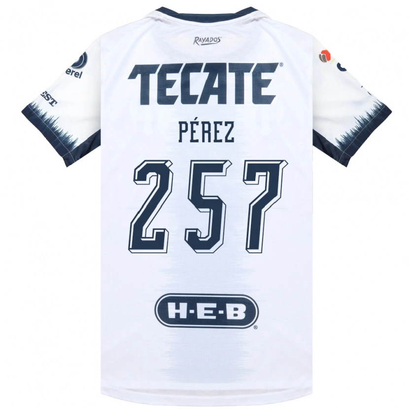 DanxenキッズAnthony Pérez#257白藍色赤アウェイシャツ2026/27ジャージーユニフォーム