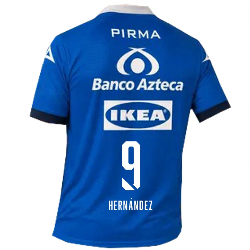Danxenキッズルイフェル・エルナンデス#9青白アウェイシャツ2026/27ジャージーユニフォーム