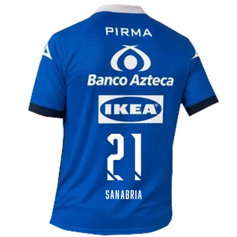 DanxenキッズSergio Sanabria#21青白アウェイシャツ2026/27ジャージーユニフォーム