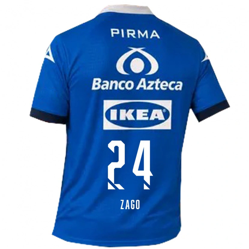 Danxenキッズディエゴ・ザーゴ#24青白アウェイシャツ2026/27ジャージーユニフォーム