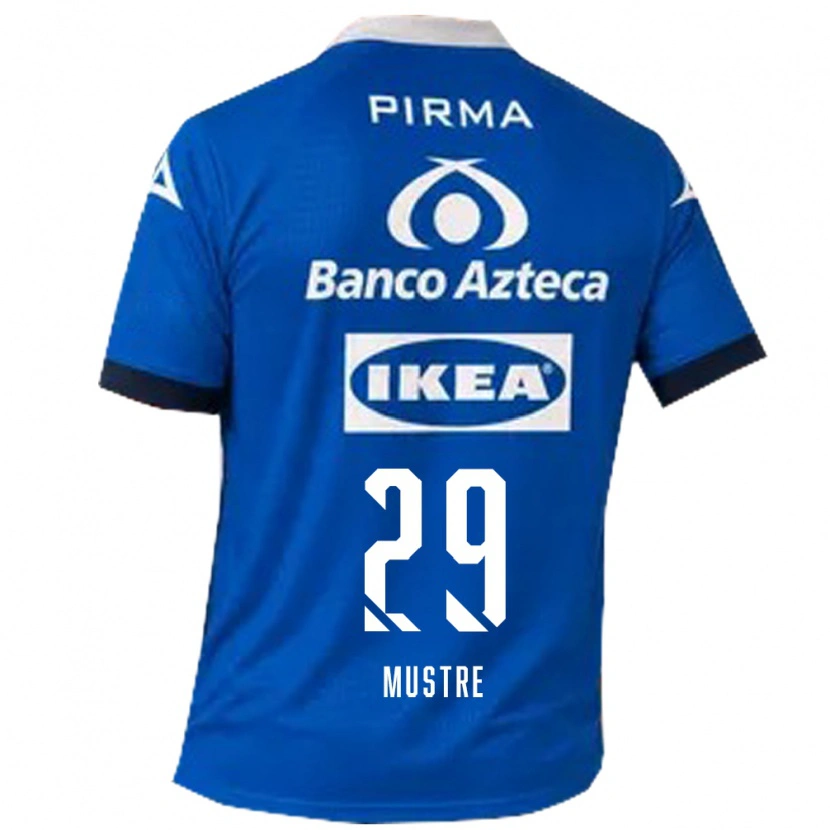 DanxenキッズEduardo Mustre#29青白アウェイシャツ2026/27ジャージーユニフォーム