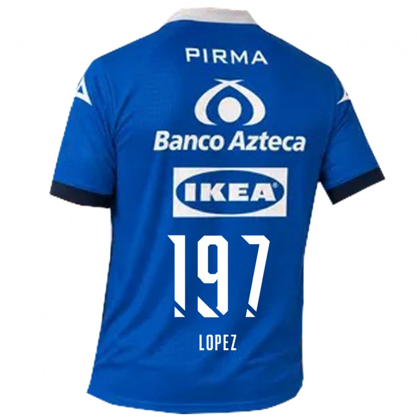 Danxenキッズセバスチャン・ロペス#197青白アウェイシャツ2026/27ジャージーユニフォーム