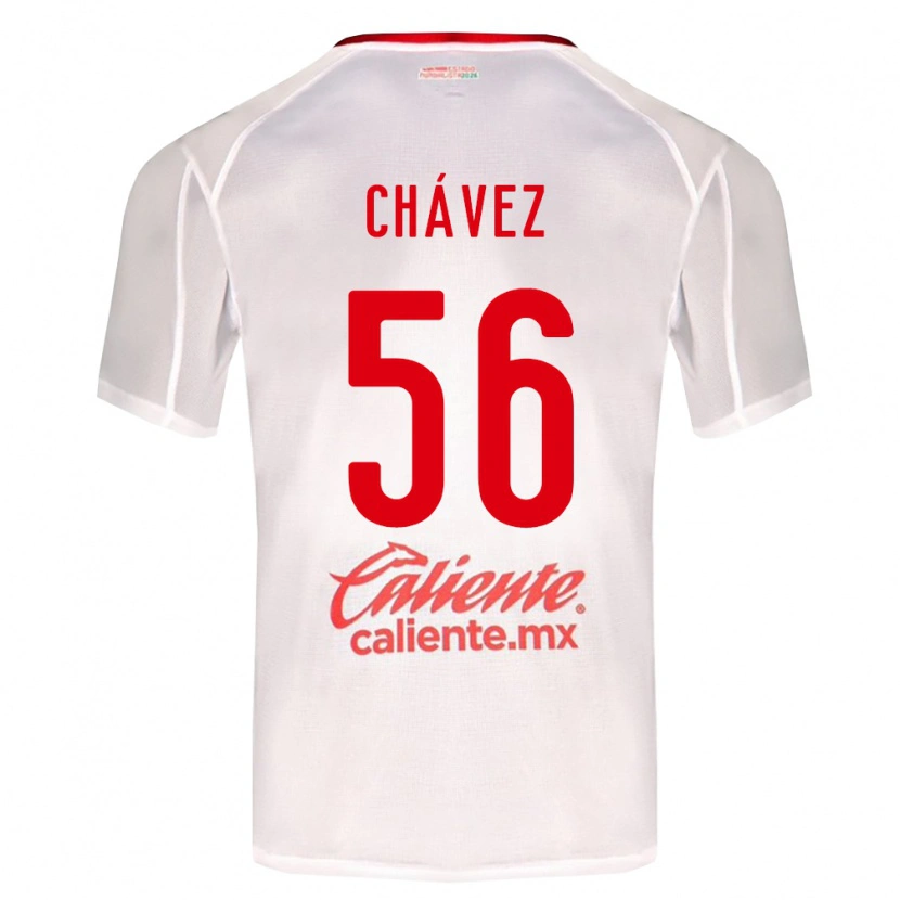 DanxenキッズÁngel Chávez#56白緑赤アウェイシャツ2026/27ジャージーユニフォーム