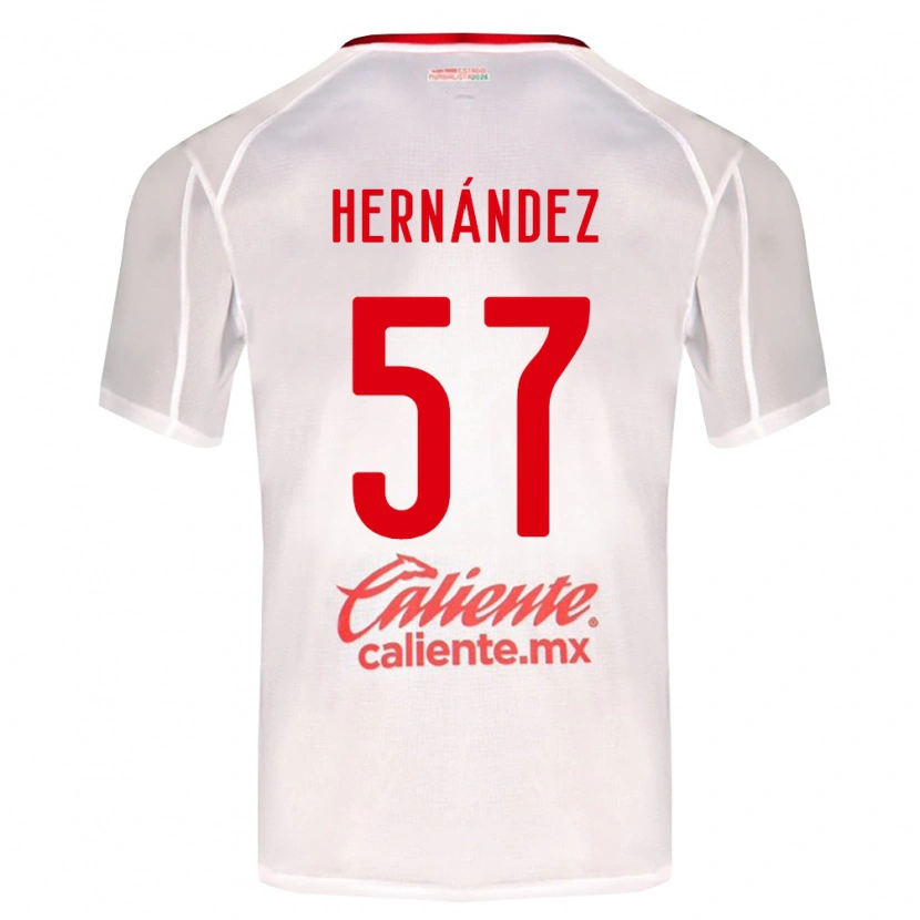 DanxenキッズJesús Hernández#57白緑赤アウェイシャツ2026/27ジャージーユニフォーム
