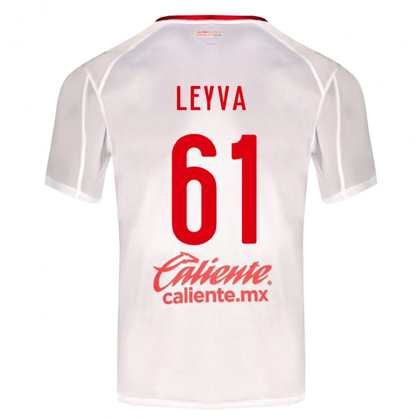 DanxenキッズAxel Leyva#61白緑赤アウェイシャツ2026/27ジャージーユニフォーム