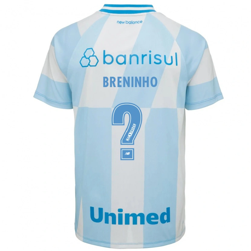DanxenキッズBreninho#0薄青白アウェイシャツ2026/27ジャージーユニフォーム
