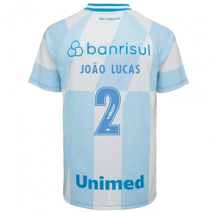 DanxenキッズJoão Lucas#2薄青白アウェイシャツ2026/27ジャージーユニフォーム